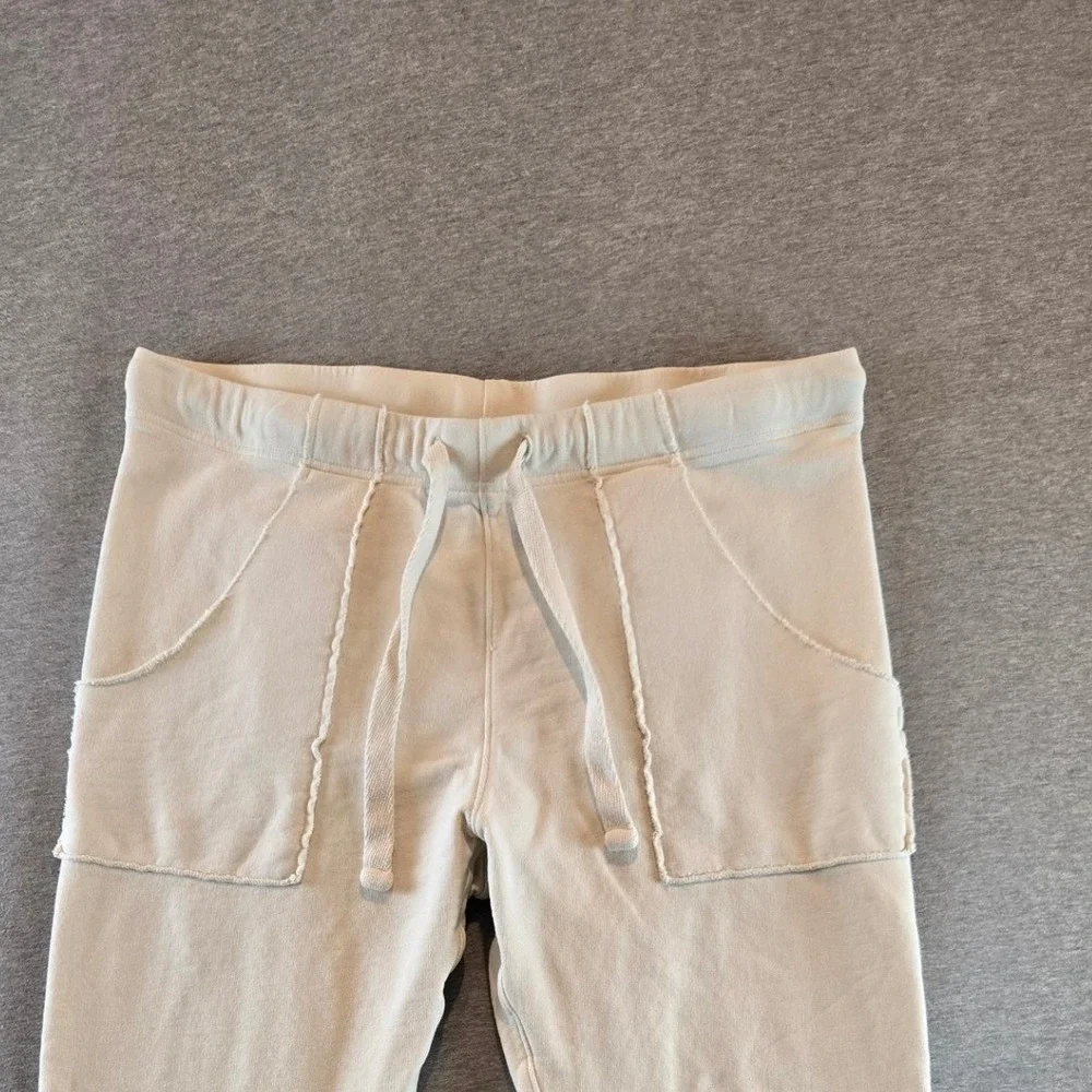 Frank & Eileen Eamon Jogger Sweatpants Womens XL Cream French Terry LAB636TF